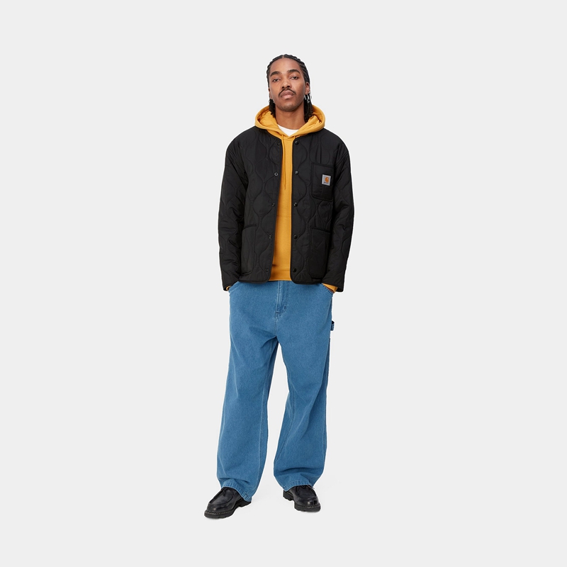 Black Men Carhartt Skyton Liner Jackets | SAF-178920