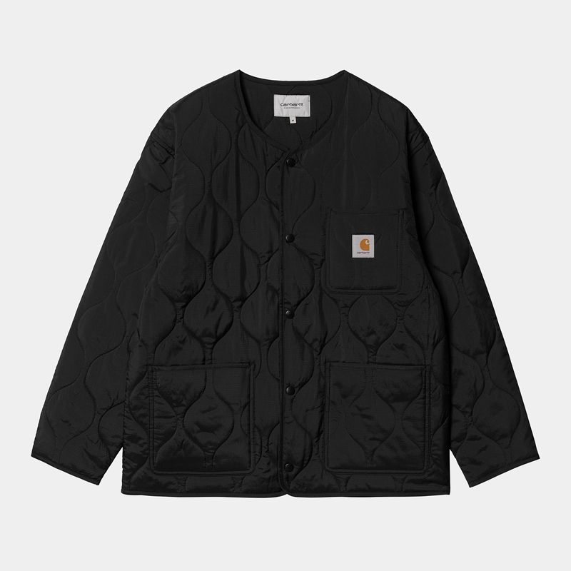 Black Men Carhartt Skyton Liner Jackets | SAF-178920