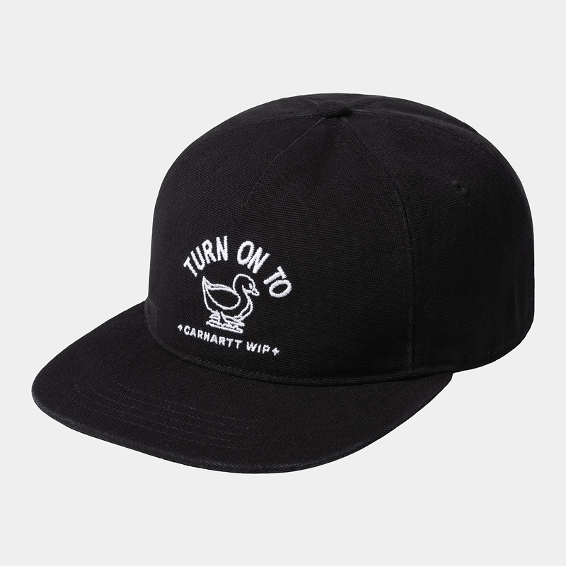 Black Men Carhartt Stamp Hats | UTZ-140375