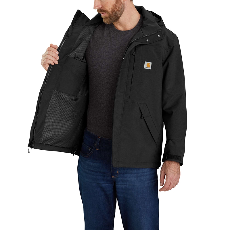 Black Men Carhartt Storm Defender® Jackets | HRT-864193