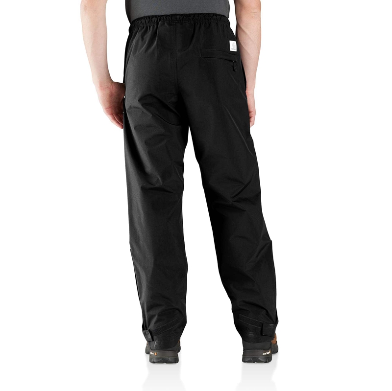 Black Men Carhartt Storm Defender® Relaxed Fit Lightweight Packable Pants | YTP-580463