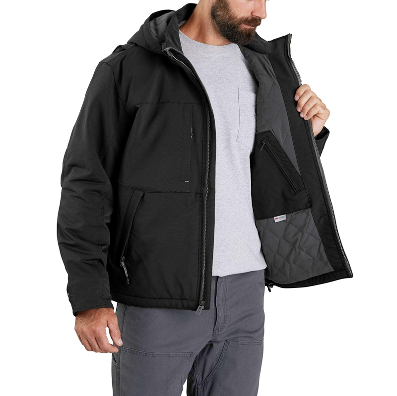 Black Men Carhartt Super Dux® Full Swing® Insulated Tech Jackets | JUE-521438