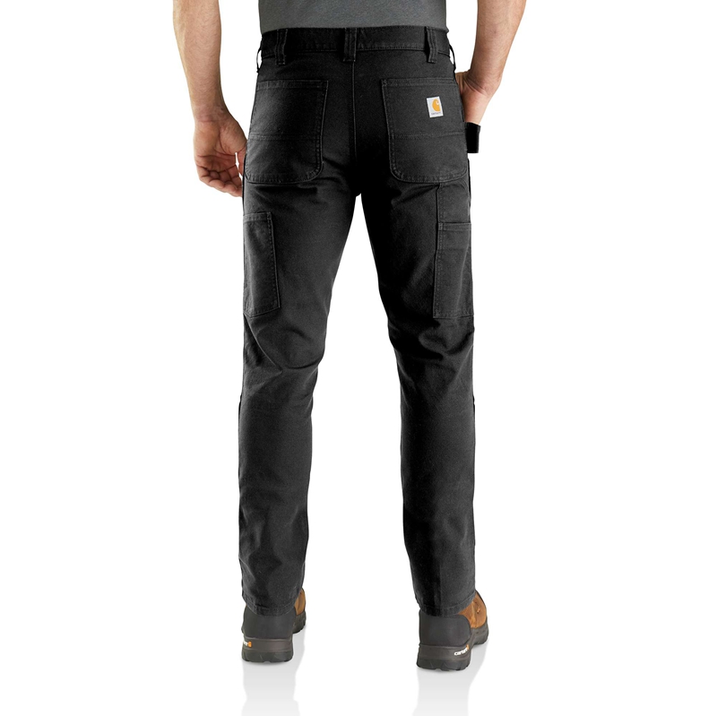 Black Men Carhartt Utility Double-Knee Pants | CBS-423569