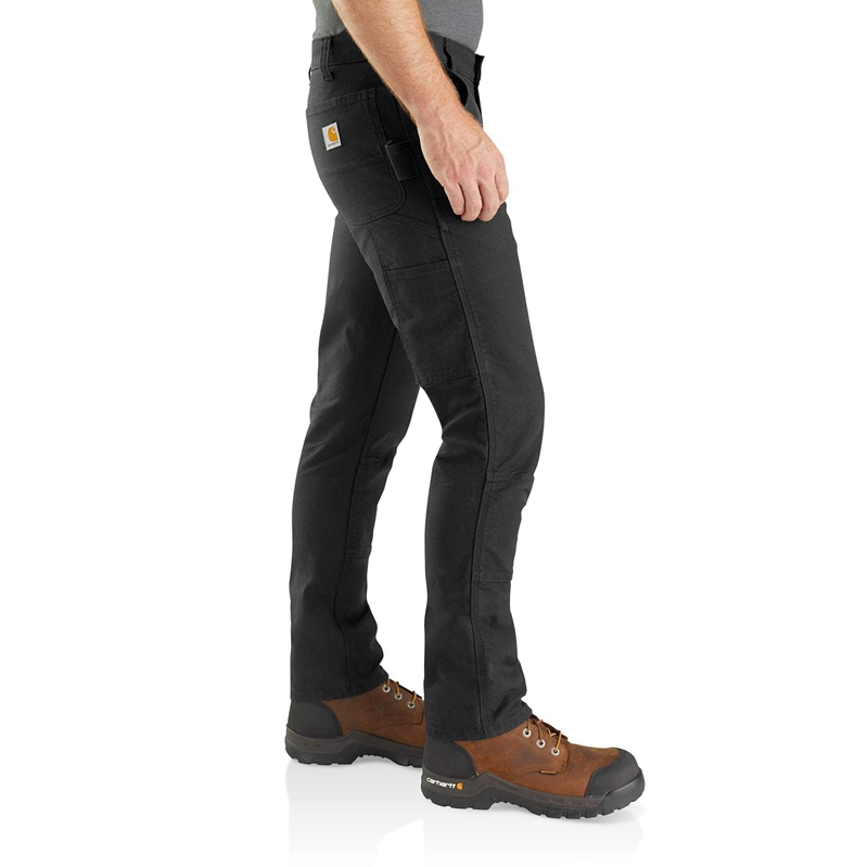 Black Men Carhartt Utility Double-Knee Pants | CBS-423569