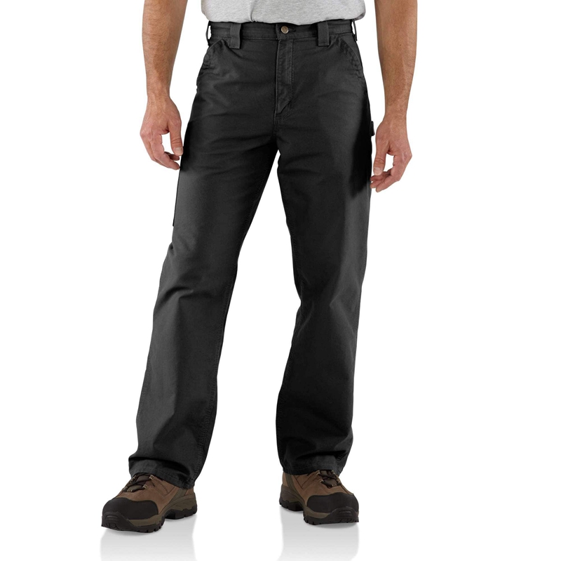 Black Men Carhartt Utility Work Pants | BVE-892045