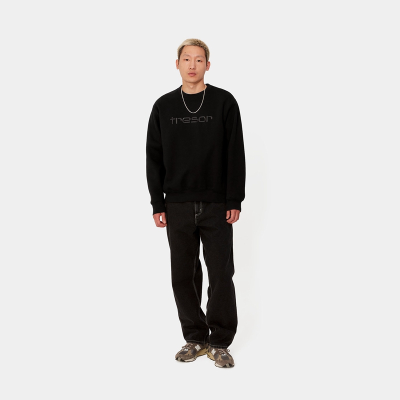 Black Men Carhartt WIP x TRESOR Techno Alliance Sweatshirt | NLQ-036782