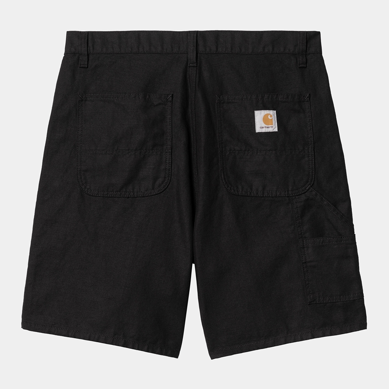 Black Men Carhartt Walter Single Knee Shorts | VZW-846251