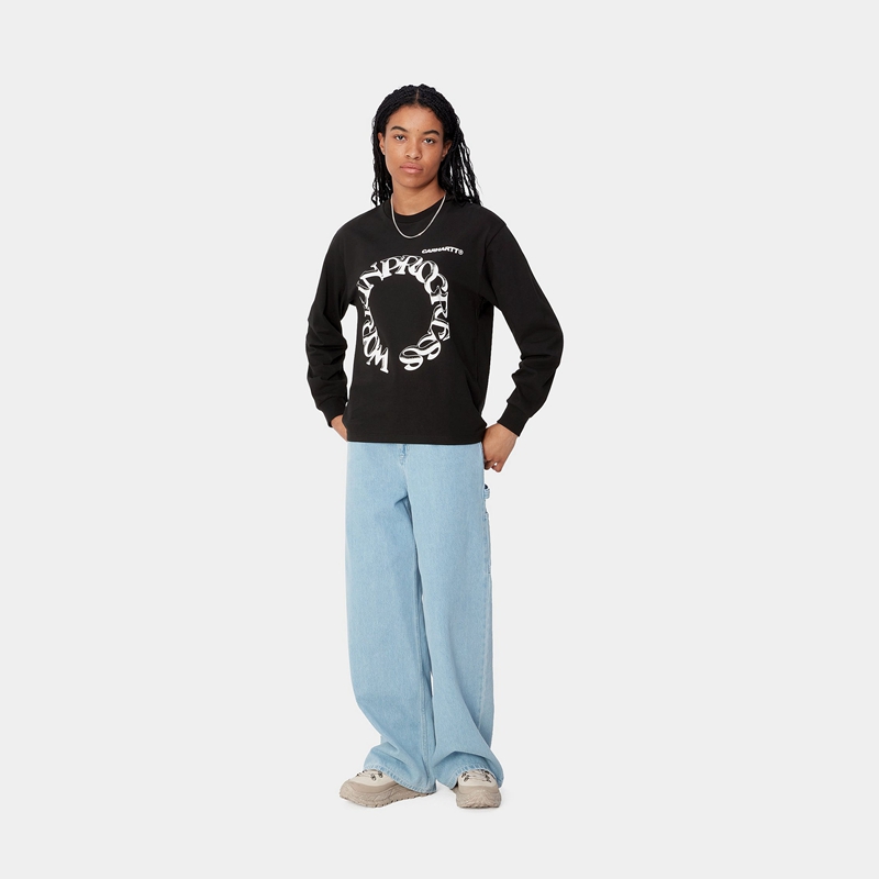 Black Women Carhartt Body of Work T-Shirt | SQW-652078