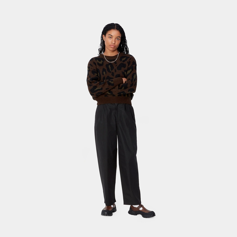 Black Women Carhartt Franky Pants | MDQ-594820