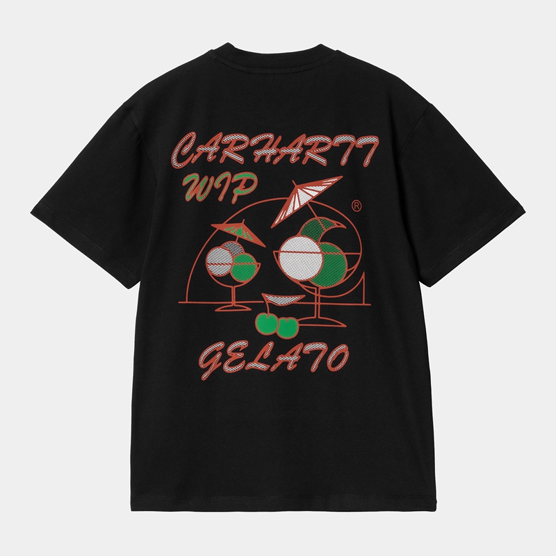 Black Women Carhartt Gelato T-Shirt | HRA-718256