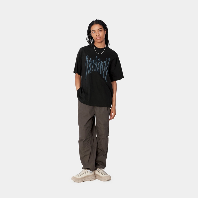 Black Women Carhartt Goo T-Shirt | PNE-590346