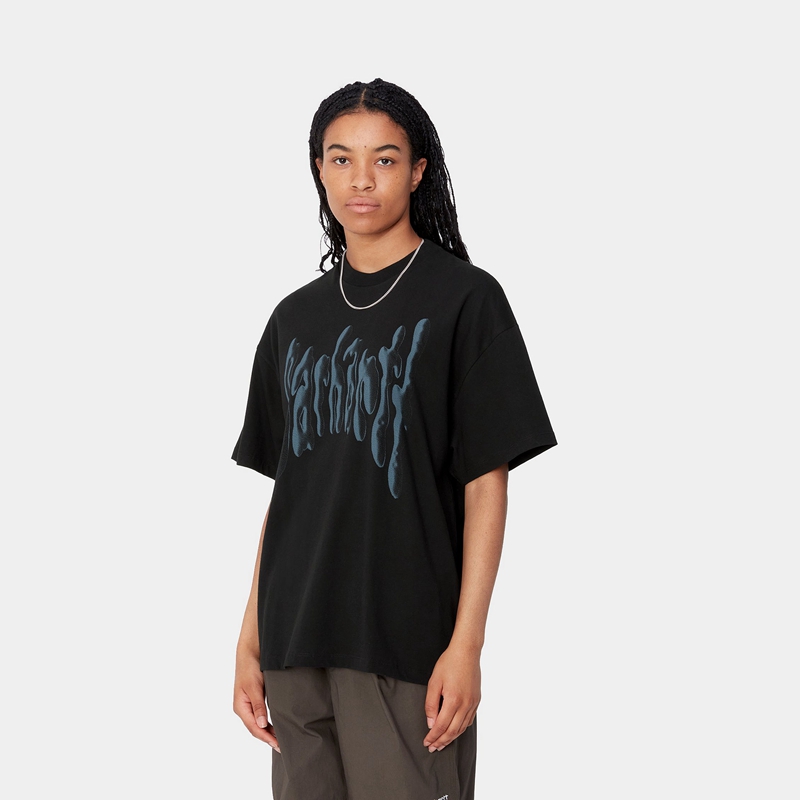 Black Women Carhartt Goo T-Shirt | PNE-590346