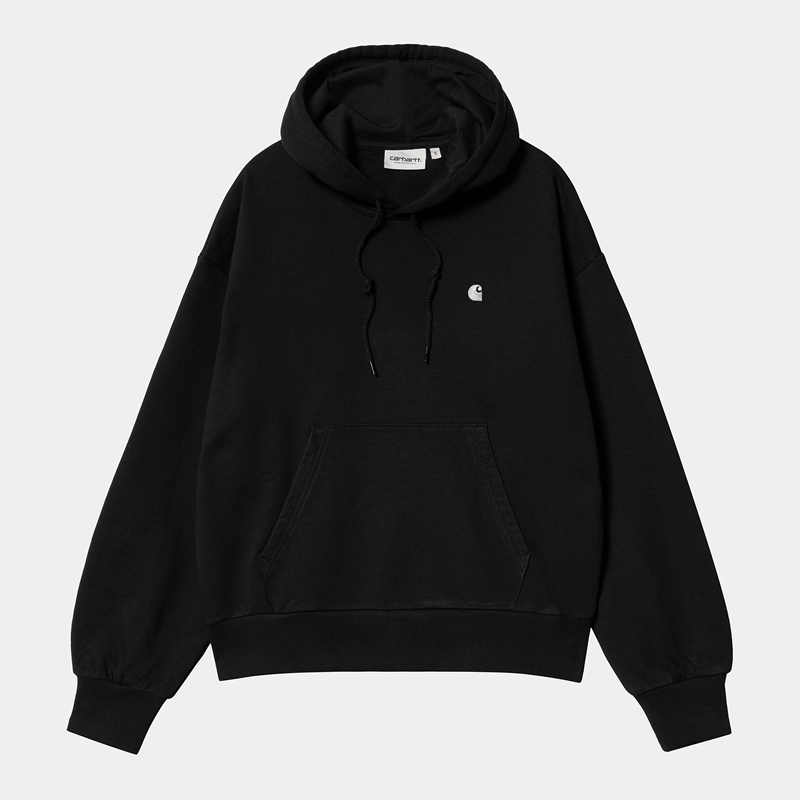 Black Women Carhartt Hooded Casey Hoodie | LIU-642193