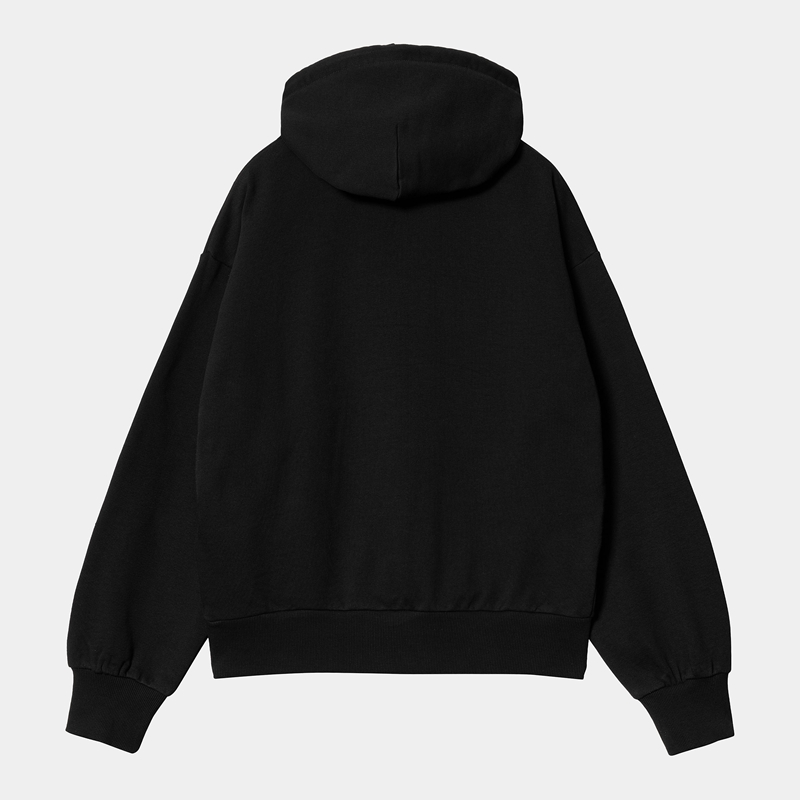 Black Women Carhartt Hooded Casey Hoodie | LIU-642193