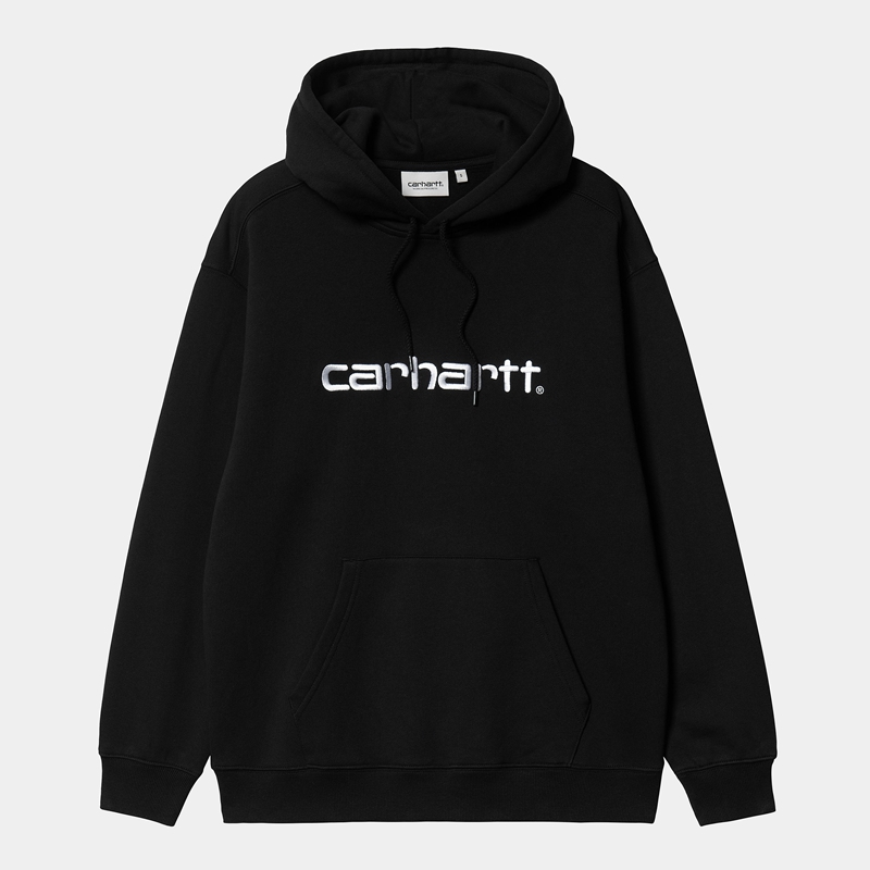 Black Women Carhartt Hooded Hoodie | BPN-014965