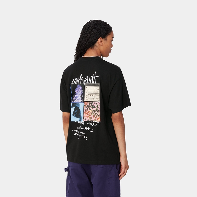 Black Women Carhartt Immerse T-Shirt | JSW-236410