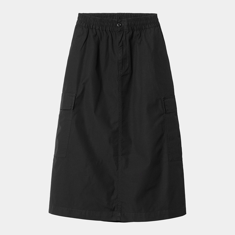 Black Women Carhartt Jet Cargo Skirts | XRW-491870