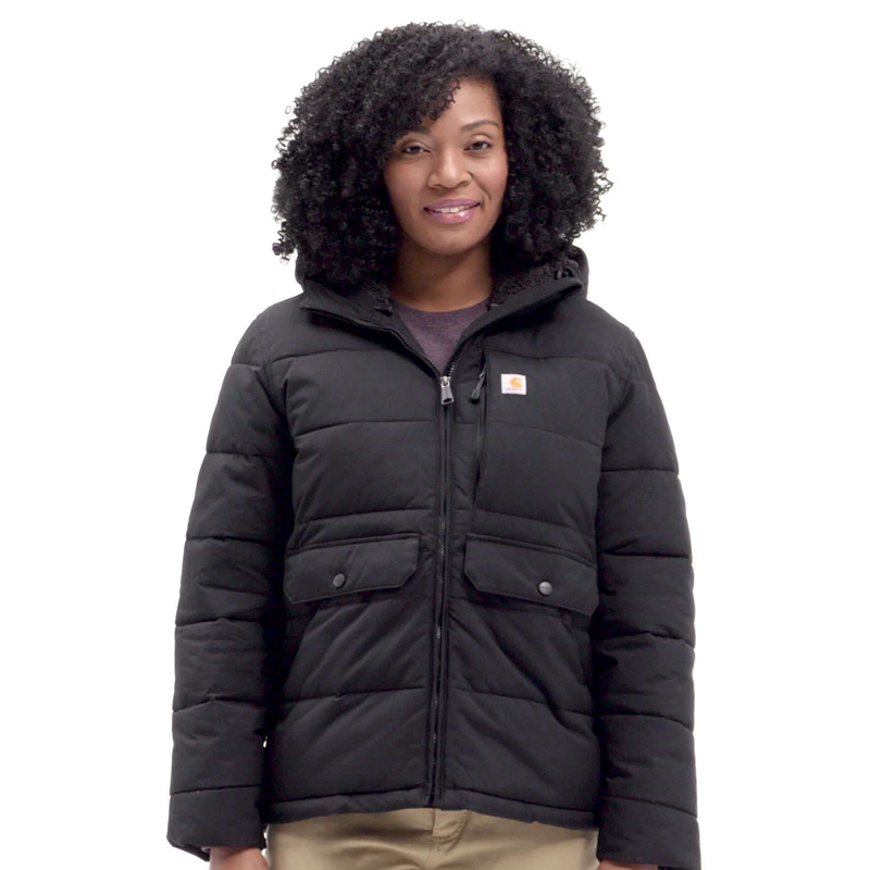 Black Women Carhartt Montana Puffer Jackets | LDY-381520