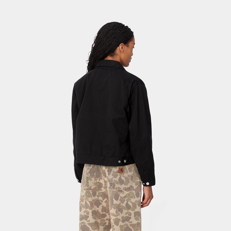 Black Women Carhartt Norris Jackets | CKV-371642