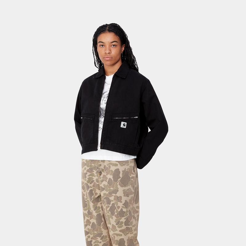 Black Women Carhartt Norris Jackets | CKV-371642