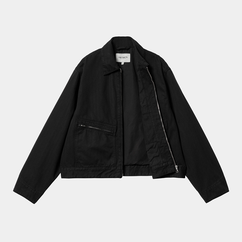 Black Women Carhartt Norris Jackets | CKV-371642