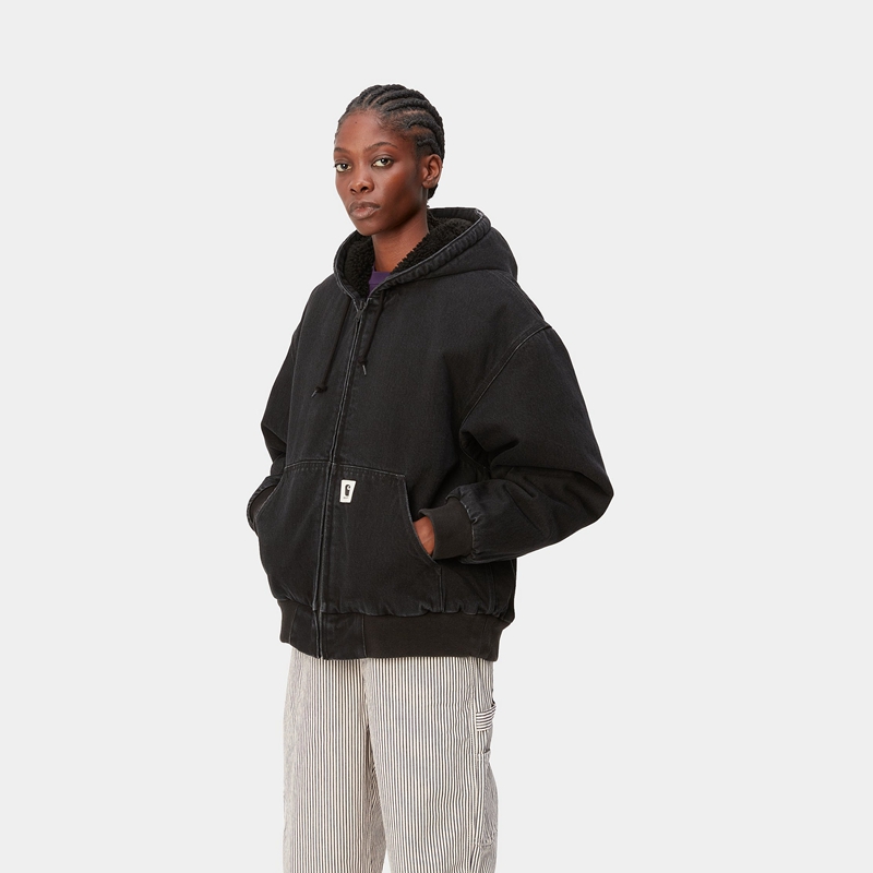 Black Women Carhartt OG Active Winter Jackets | HVJ-752308