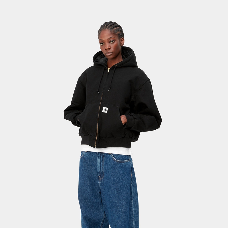 Black Women Carhartt OG Active Winter Jackets | HQT-039714