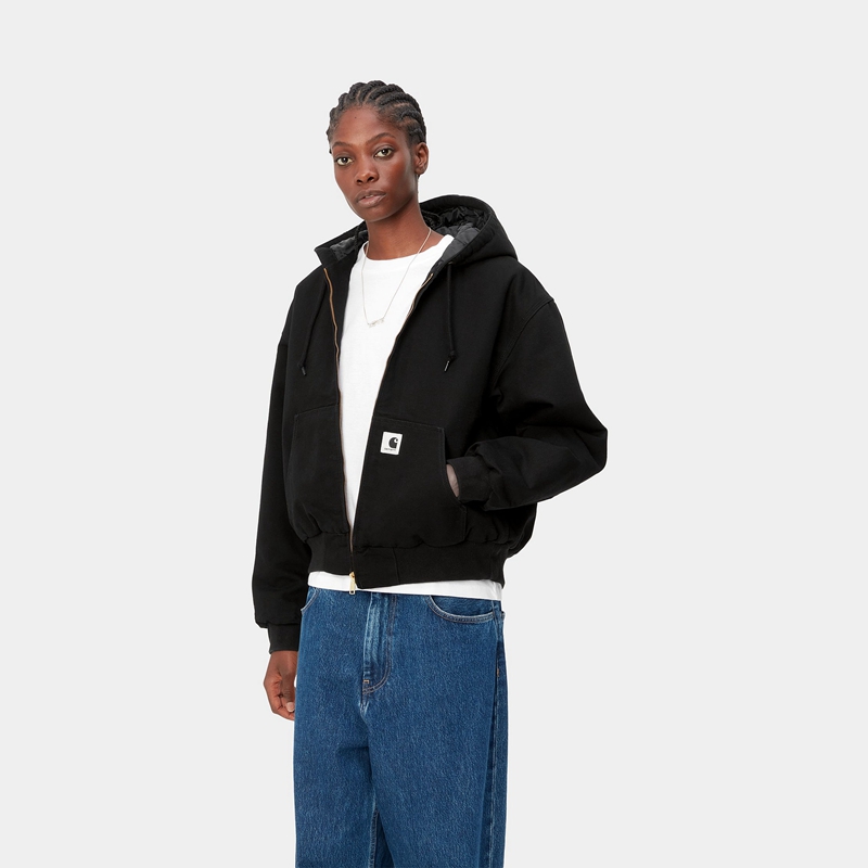 Black Women Carhartt OG Active Winter Jackets | HQT-039714