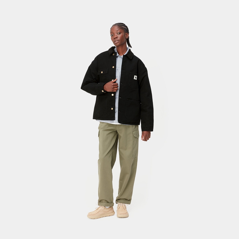 Black Women Carhartt OG Michigan Coats | DNY-963475