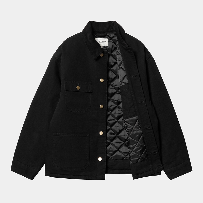 Black Women Carhartt OG Michigan Coats | DNY-963475