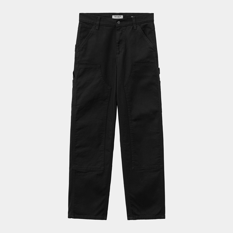 Black Women Carhartt Pierce Double Knee Pants | ZLF-684529