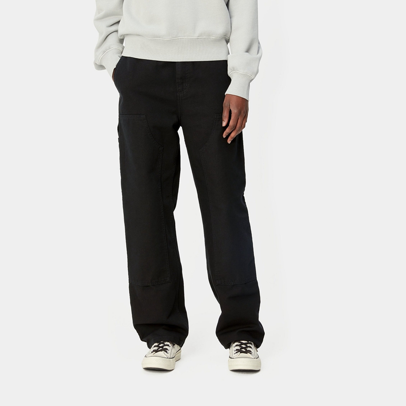 Black Women Carhartt Pierce Double Knee Pants | ZLF-684529