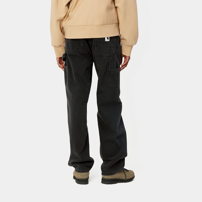 Black Women Carhartt Pierce Straight Pants | CAY-352096