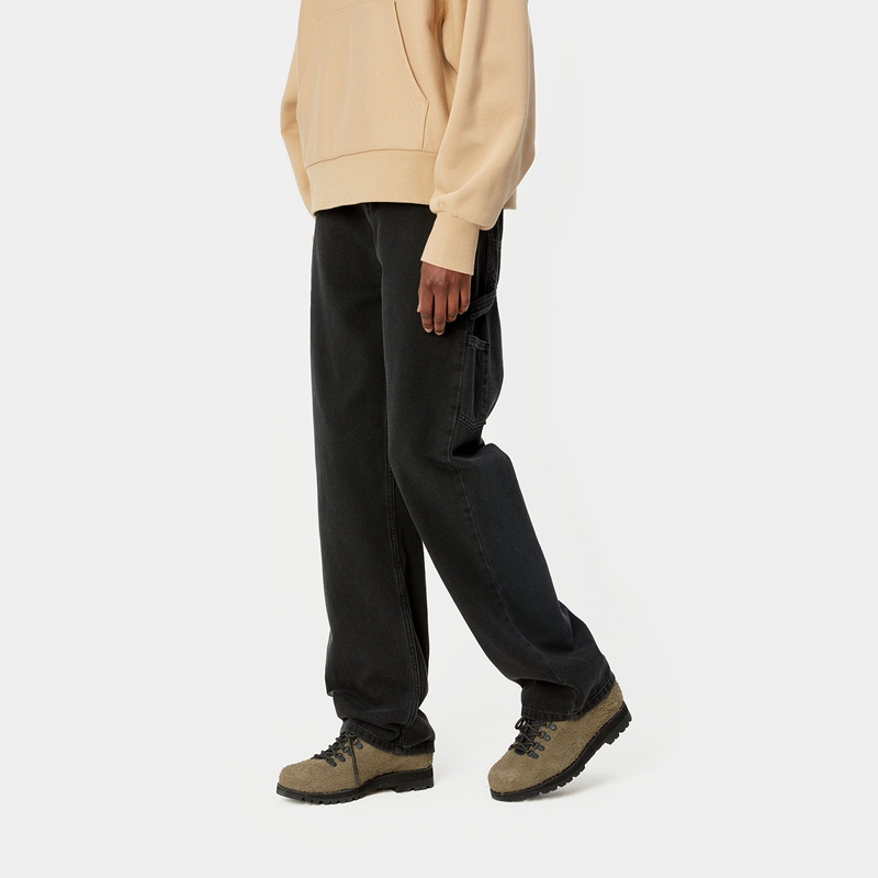 Black Women Carhartt Pierce Straight Pants | CAY-352096