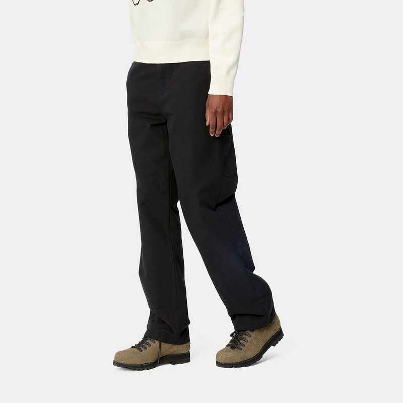 Black Women Carhartt Pierce Straight Pants | EWO-314670