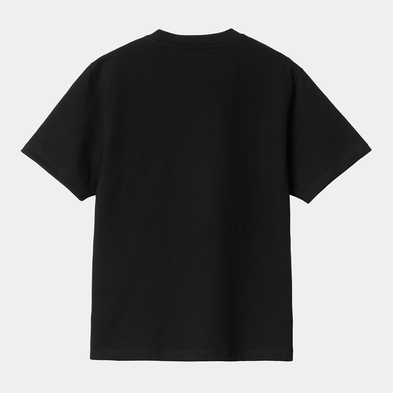 Black Women Carhartt Pocket T-Shirt | OLB-970831