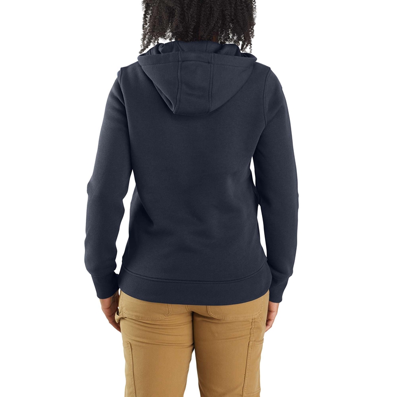 Black Women Carhartt Relaxed Fit Midweight Hoodie | KIB-052178