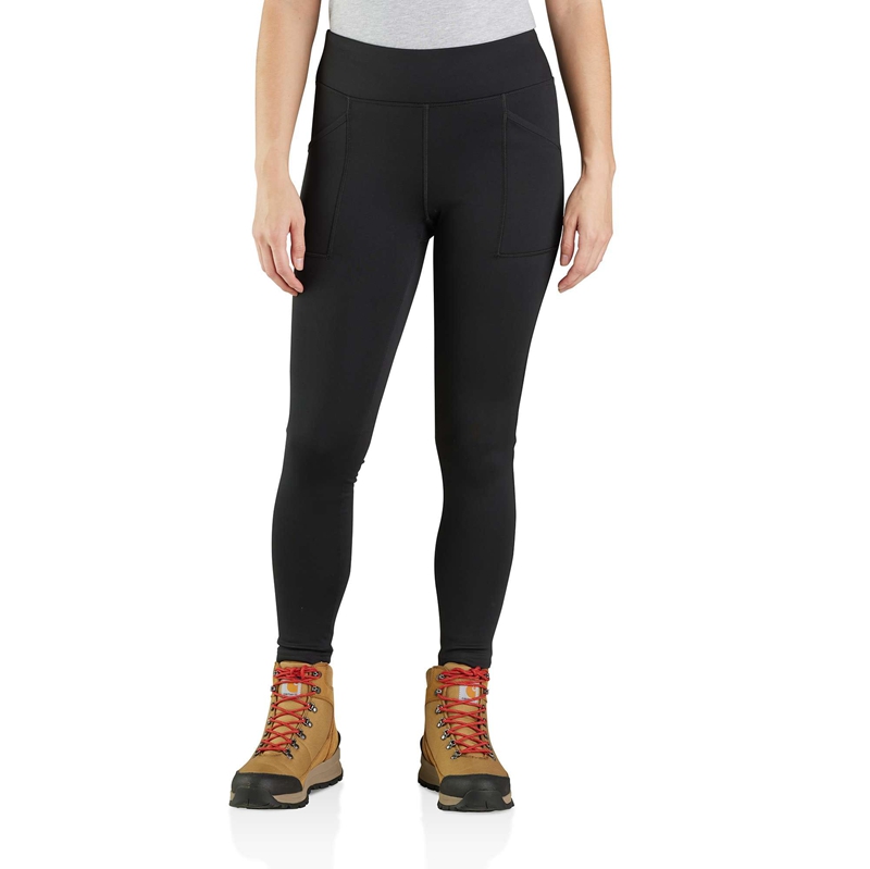 Black Women Carhartt Rugged Flex® Heavyweight Pocket Leggings | JKP-631547