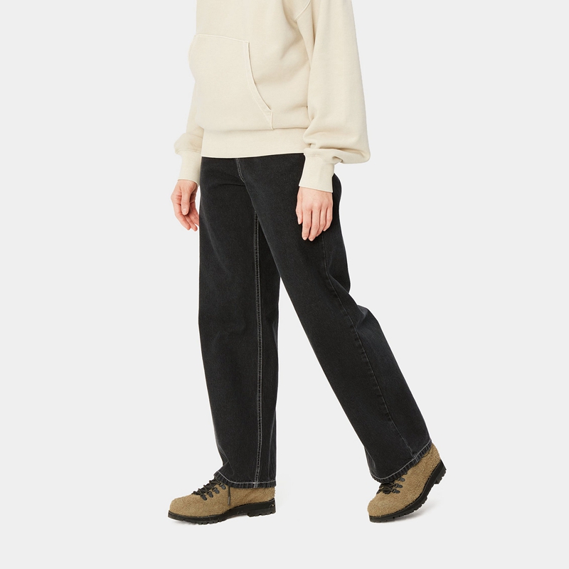 Black Women Carhartt Simple Pants | TLG-673948