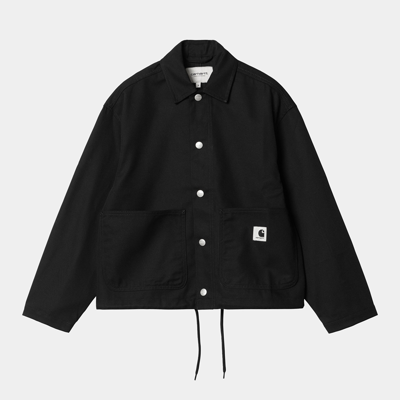 Black Women Carhartt Simple Shirt Jackets | ABK-508947