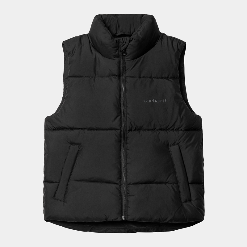 Black Women Carhartt Springfield Vest | TVI-819324