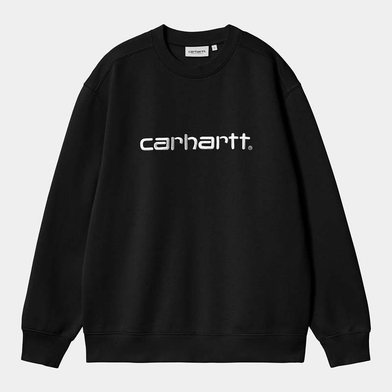 Black Women Carhartt W' Sweatshirt | ZWV-234168