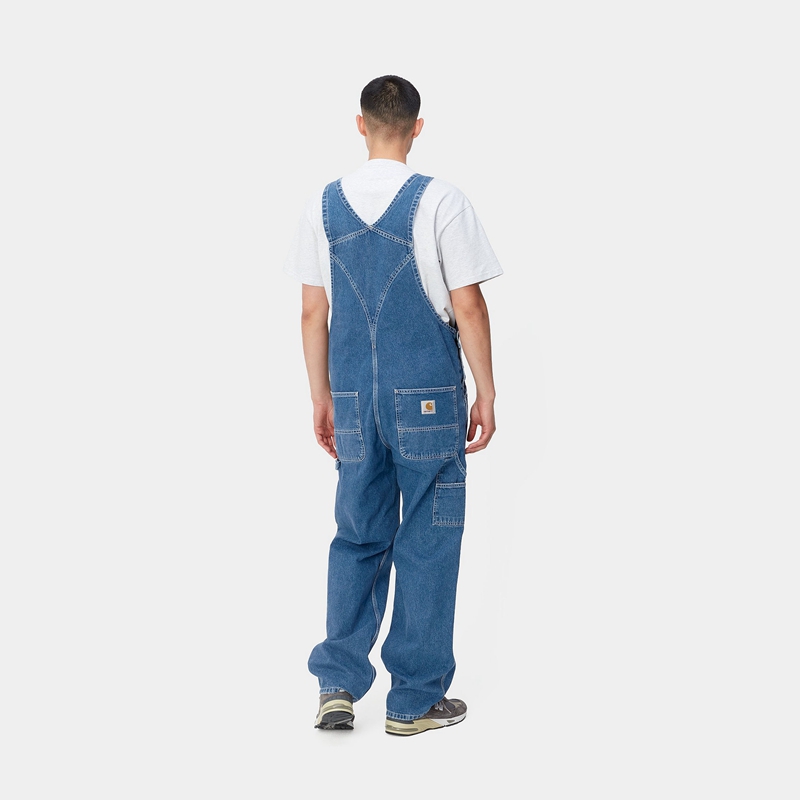 Blue Men Carhartt BIB Overalls | HMF-835926