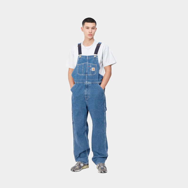 Blue Men Carhartt BIB Overalls | HMF-835926