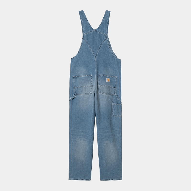 Blue Men Carhartt BIB Overalls | NWD-678059