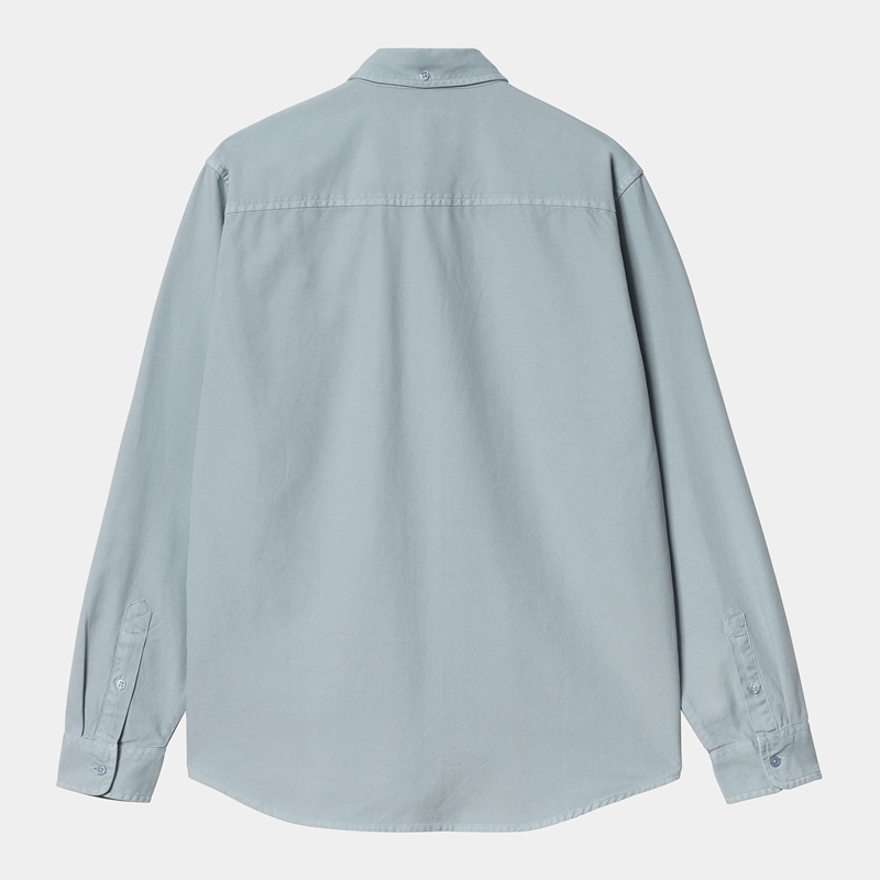 Blue Men Carhartt Bolton Shirts | OJQ-538470