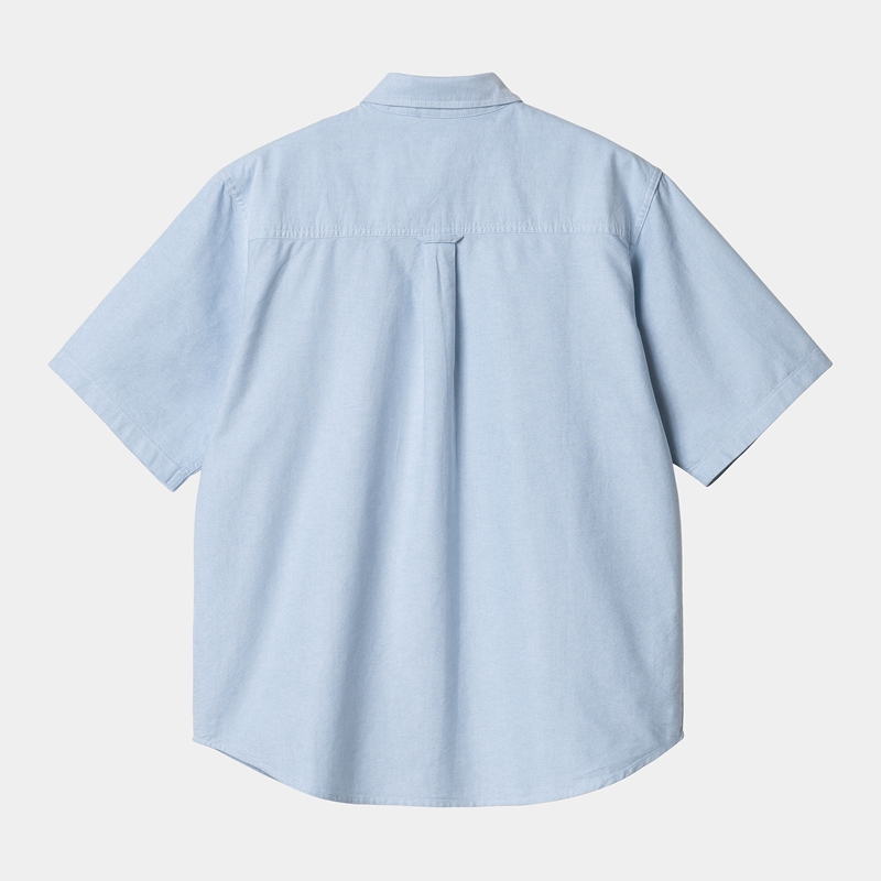 Blue Men Carhartt Braxton Shirts | TXA-504196