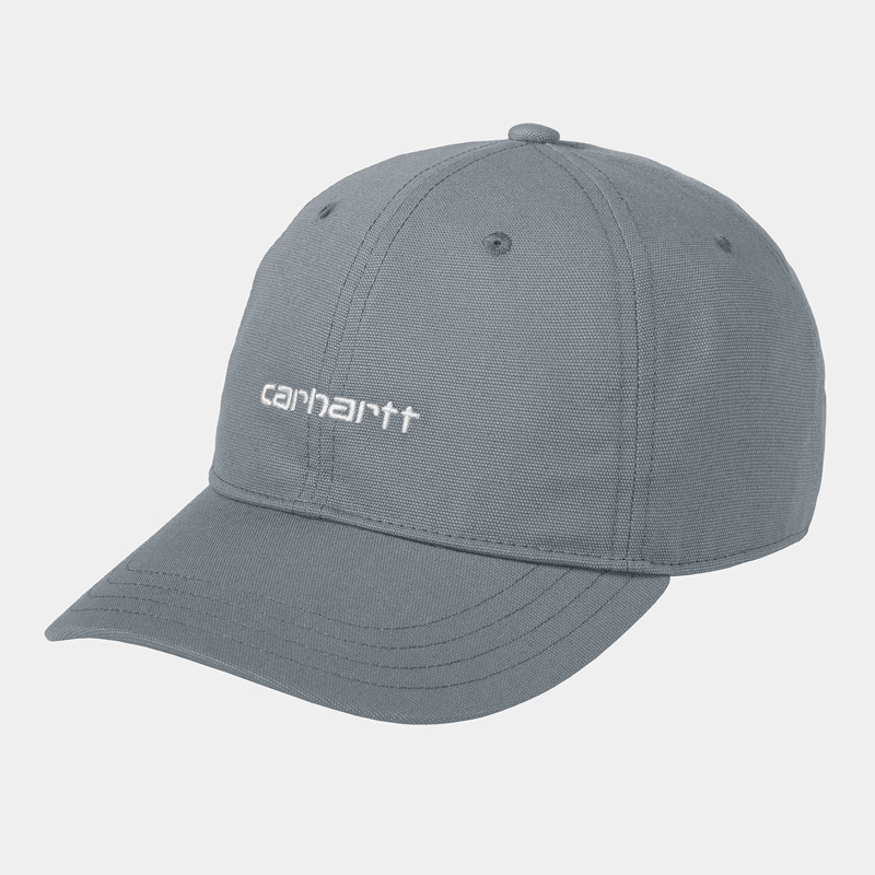 Blue Men Carhartt Canvas Script Hats | FZK-591840