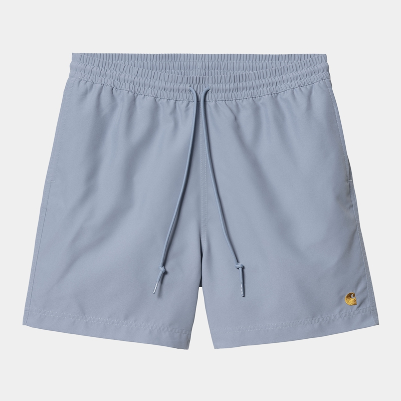 Blue Men Carhartt Chase Swim Trunk Shorts | NYU-751936