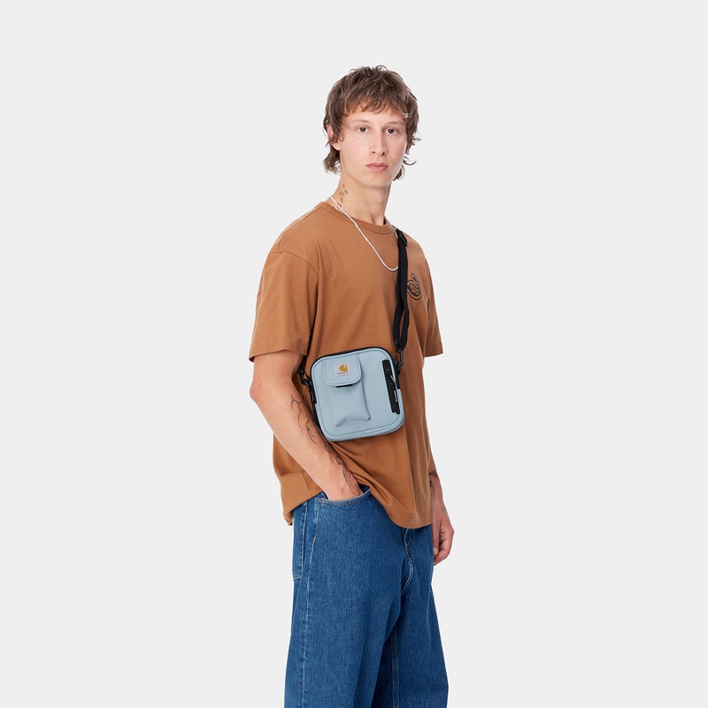 Blue Men Carhartt Crossbody Bags | VMT-158723